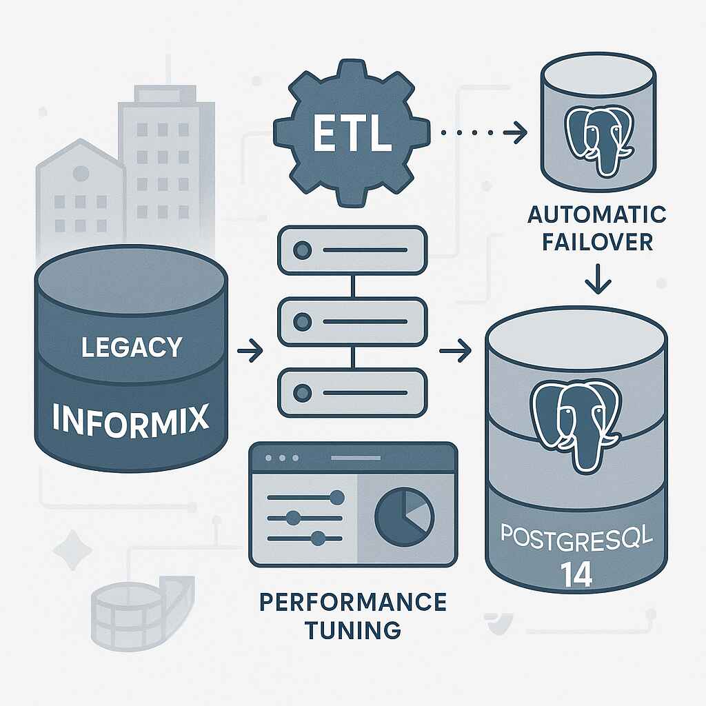 Informix to PostgreSQL 14 Migration with Failover